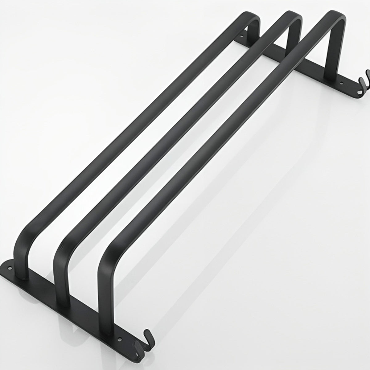 handdoekhouder van hoogwaardig aluminium – close-up