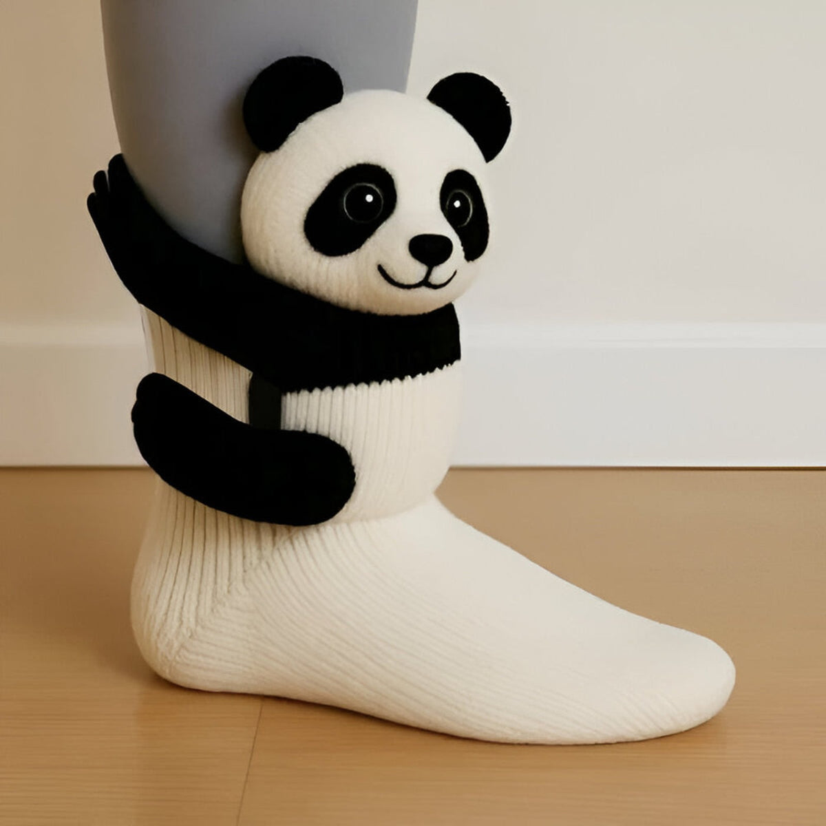 huissok in panda – achteraanzicht