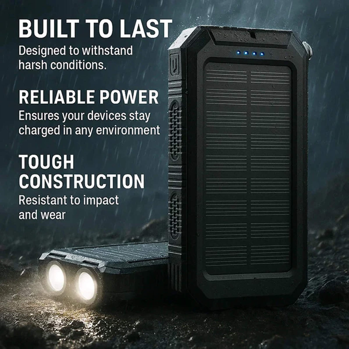 powerbank – van bovenaf gezien