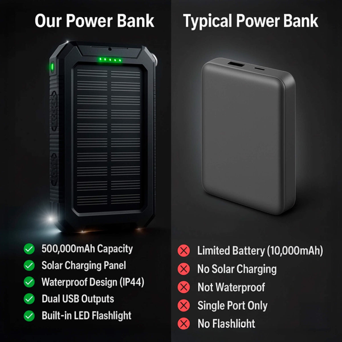 powerbank – close-up