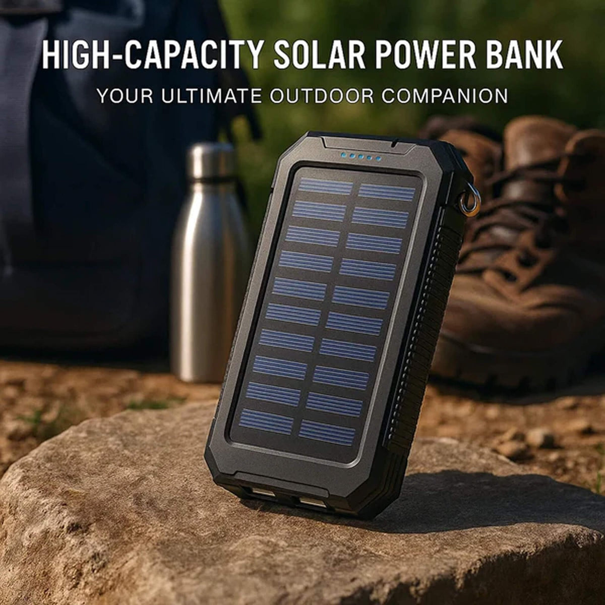 powerbank – met de meegeleverde onderdelen