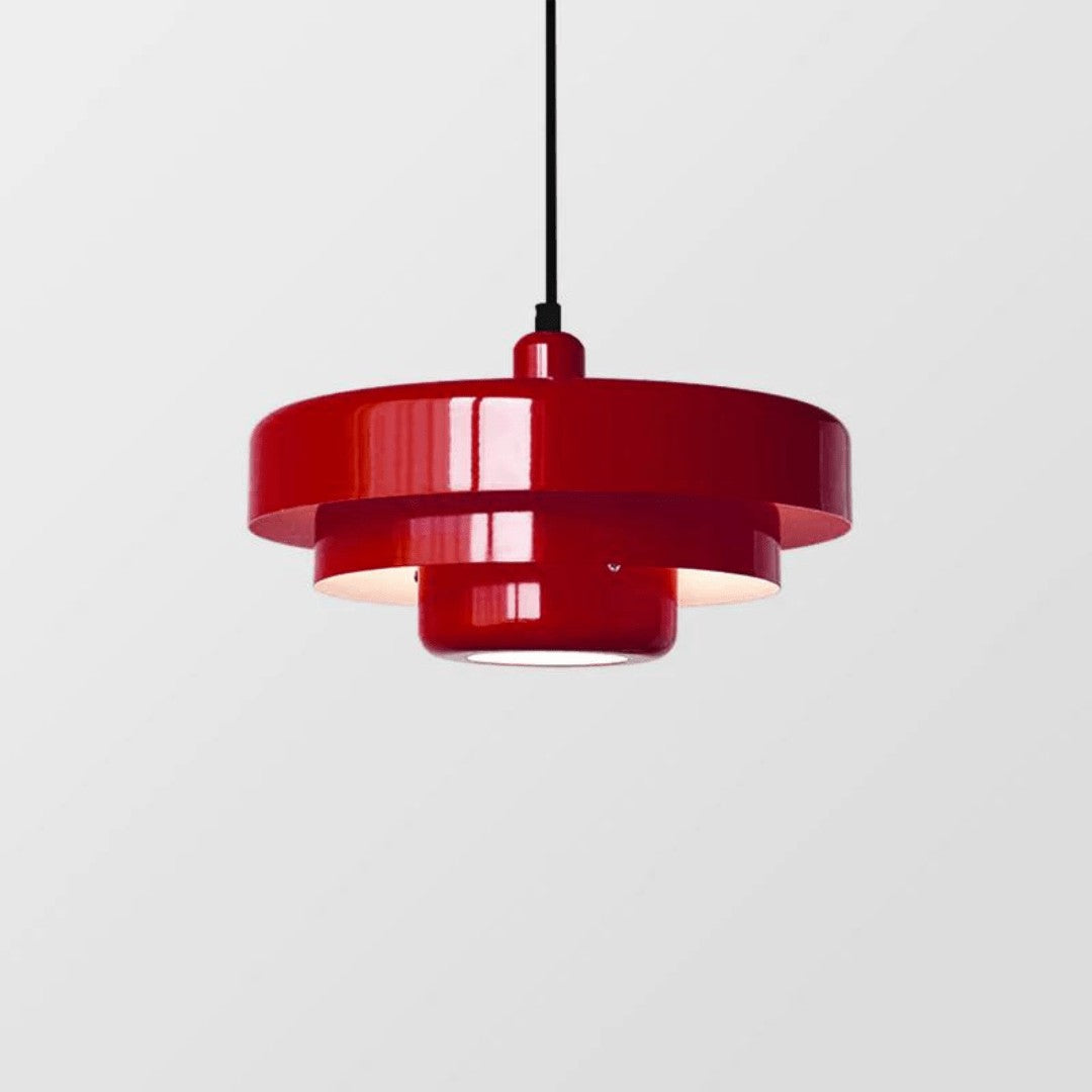 Yravik hanglamp van metaal with matte finish – detail van de rand