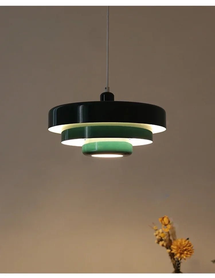 Yravik hanglamp van metaal with matte finish – zijaanzicht
