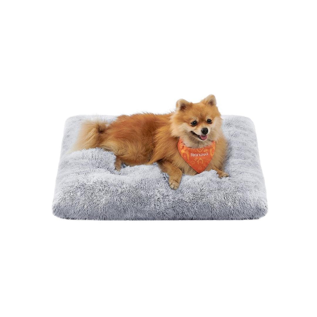 Hondenkussen 10 cm dik – pluche met antislip bodem – 80, 95, 110 of 122 cm – wasbaar